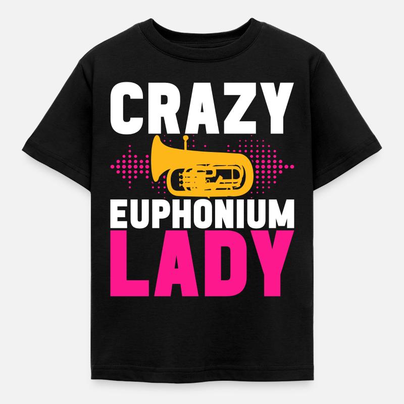 Euphonium Euphonium Player - Kids' T-Shirt - black
