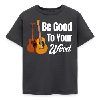 Be good to your - Kids' T-Shirt - dark grey - Front - AI Model Kid Female (0cm)