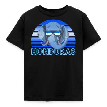 Honduras - Kinder T-Shirt - Schwarz - Vorne - AI Model Kid Female (0cm)