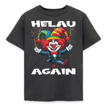 Karneval Kostüm Fasching Fastnacht - Kinder T-Shirt - Dunkelgrau - Vorne - AI Model Kid Female (0cm)