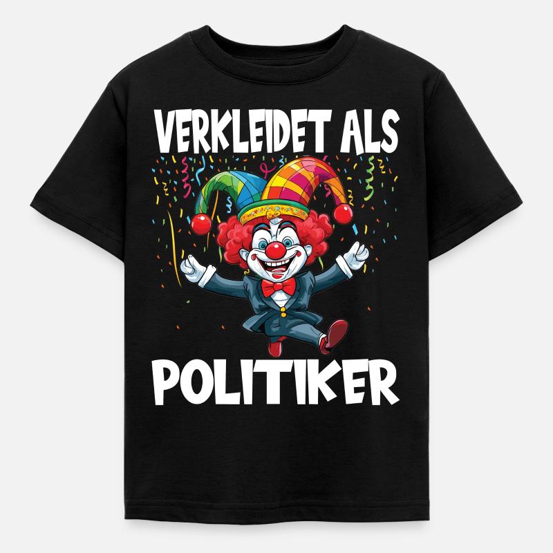 Costume de carnaval Carnaval Carnaval - T-shirt Enfant - noir