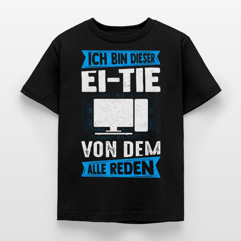 IT Computer PC Profession Abreit Computer Fan Saying IT Kids' T-Shirt