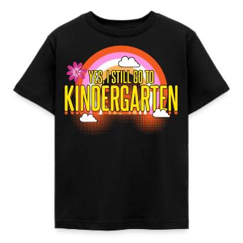 Kindergarten Nursery School - Kids' T-Shirt - black - Front - AI Model Kid Female (0cm)
