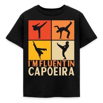 Capoeira Capoeirista - T-shirt Enfant - noir - Devant - AI Model Kid Female (0cm)