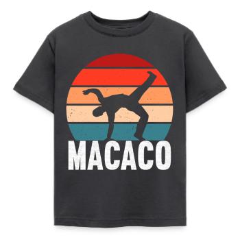Capoeira Capoeirista - Kids' T-Shirt - dark grey - Front - AI Model Kid Female (0cm)