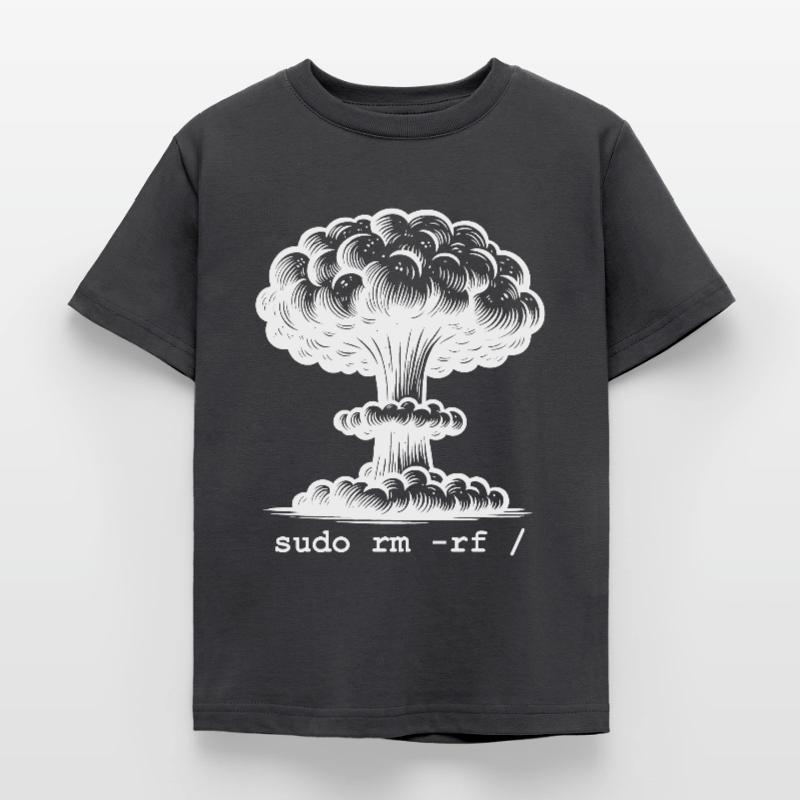 Linux Funny Linux Command Sudo RM RF für Männer Kinder T-Shirt