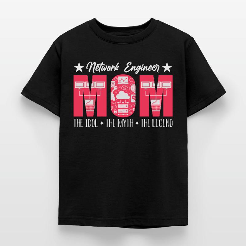 Network Engineer Mom The Idol Computer Science Kinder T-Shirt
