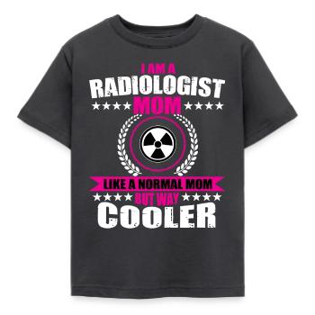 Cadeau amusant pour une maman radiologue - T-shirt Enfant - charbon - Devant - AI Model Kid Female (0cm)