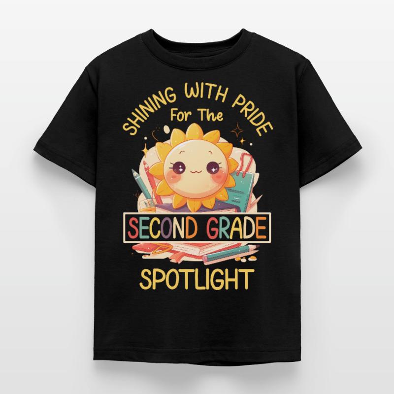 Shinging With Pride 2nd Grade Sun Elementary School Kids' T-Shirt