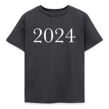 2024 - Kids' T-Shirt - dark grey - Front - AI Model Kid Female (0cm)