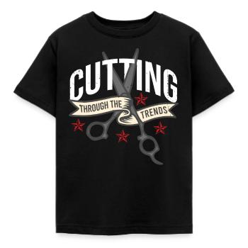 Coiffeur Coiffeur Coiffeur Coiffeur - T-shirt Enfant - noir - Devant - AI Model Kid Female (0cm)