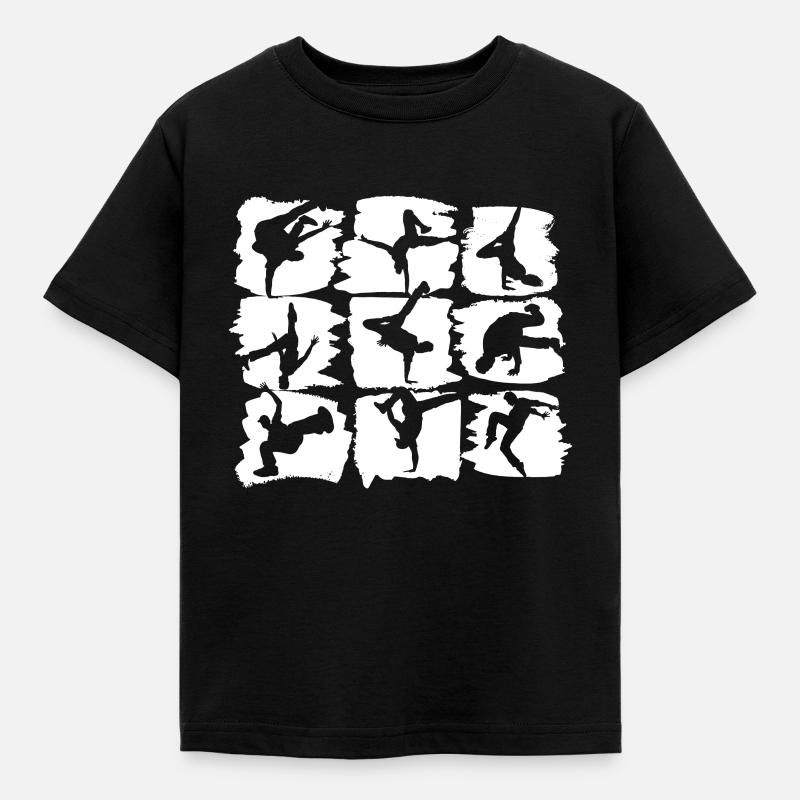 Breakdancer Breakdance - Danseur B-Boying Design - T-shirt Enfant - noir