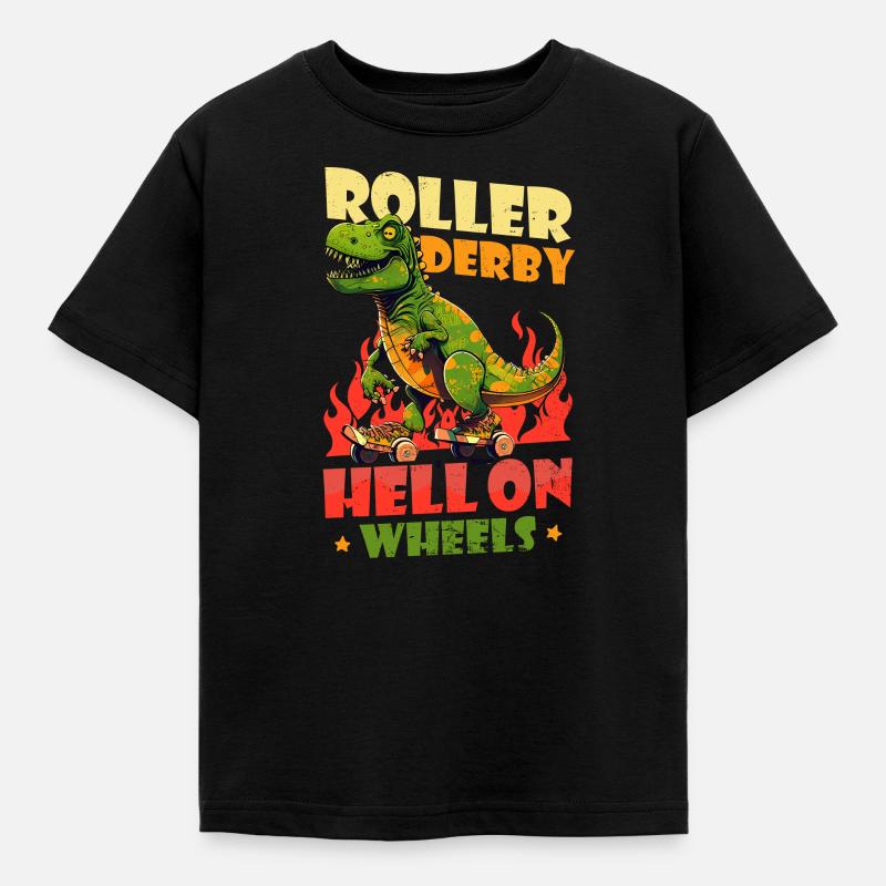 Roller Derby Hell On Wheels - T-shirt Enfant - noir