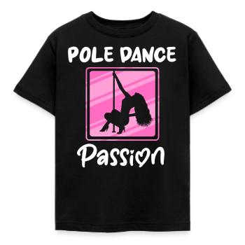 Pole Dance Dancer, Pole Dancing, Pole Dancing - Kids' T-Shirt - black - Front - AI Model Kid Female (0cm)