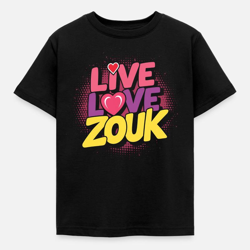 Cadeau de danse Zouk - T-shirt Enfant - noir