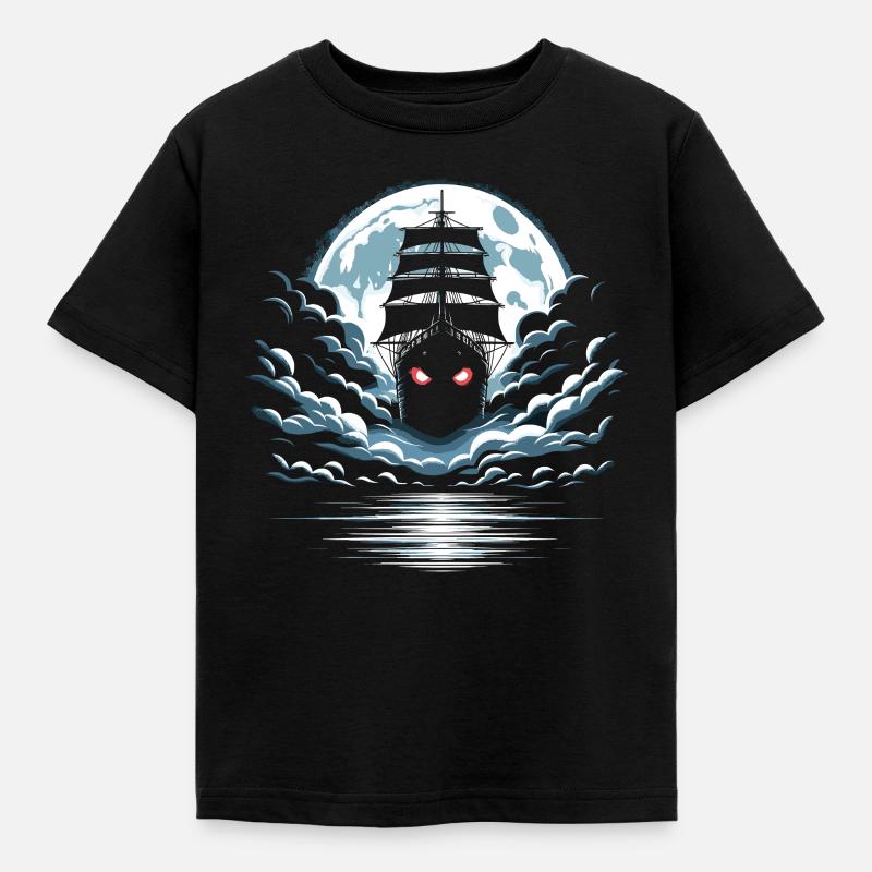 Mysterious disappearances in the Bermuda Triangle - Kids' T-Shirt - black