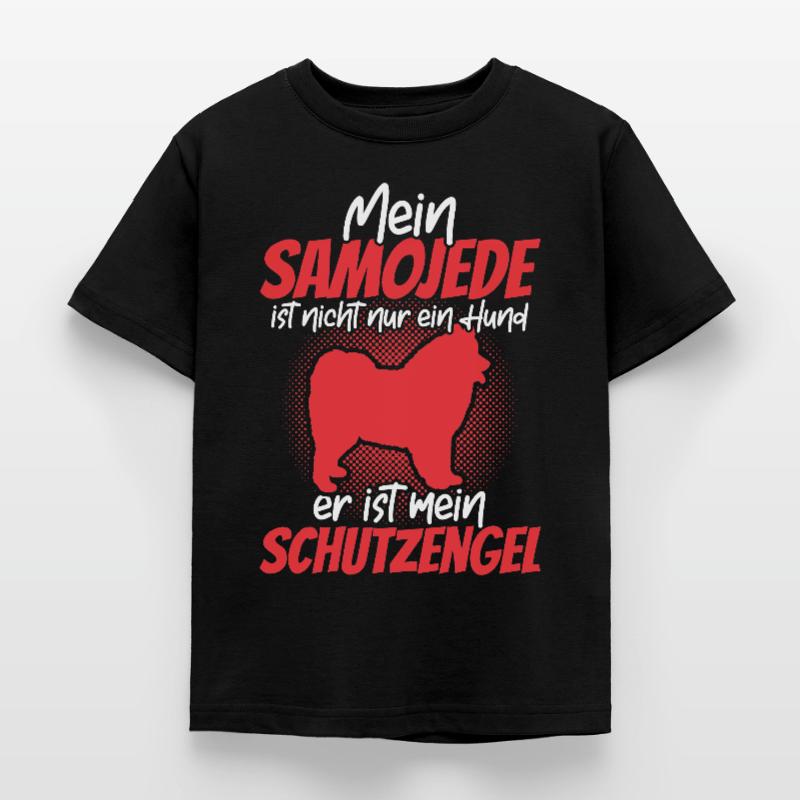 Samoyed protects me Samoyedspitz Samoyed Kids' T-Shirt