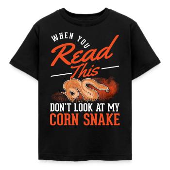 Serpent des blés cadeau Serpent des blés - T-shirt Enfant - noir - Devant - AI Model Kid Female (0cm)