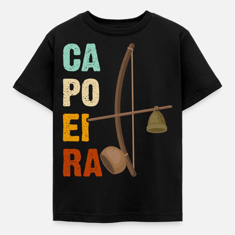 Capoeira - Kinder T-Shirt - Schwarz