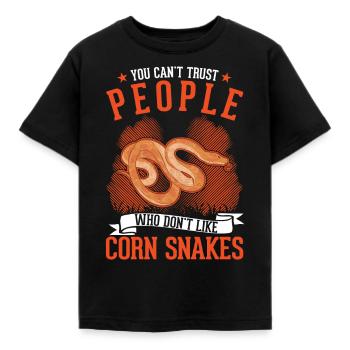 Serpent des blés cadeau Serpent des blés - T-shirt Enfant - noir - Devant - AI Model Kid Female (0cm)