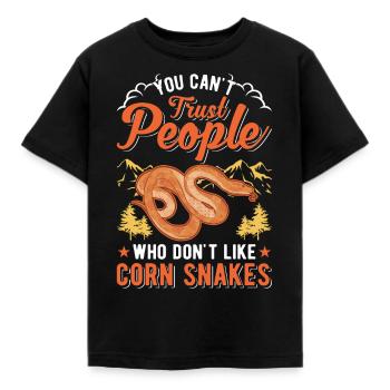 Serpent des blés cadeau Serpent des blés - T-shirt Enfant - noir - Devant - AI Model Kid Female (0cm)