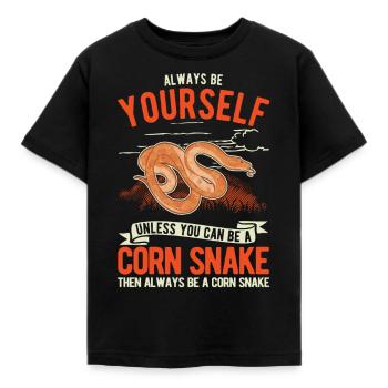 Serpent des blés cadeau Serpent des blés - T-shirt Enfant - noir - Devant - AI Model Kid Female (0cm)