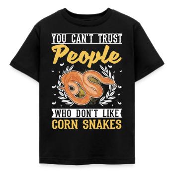 Serpent des blés cadeau Serpent des blés - T-shirt Enfant - noir - Devant - AI Model Kid Female (0cm)