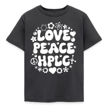 HPLC Liquid Chromatography Love Retro Vintage - Kids' T-Shirt - dark grey - Front - AI Model Kid Female (0cm)