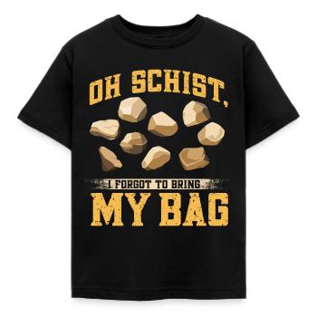 Rock Hunting Mineral Hunter - Kids' T-Shirt - black - Front - AI Model Kid Female (0cm)