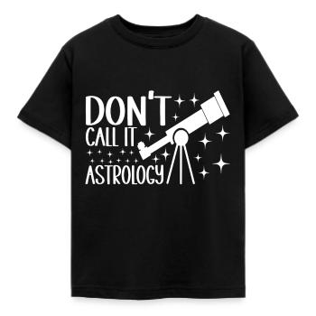Astronomie astronome - T-shirt Enfant - noir - Devant - AI Model Kid Female (0cm)