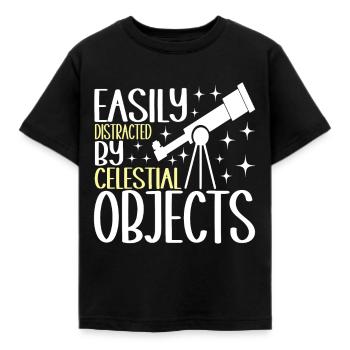 Astronomie astronome - T-shirt Enfant - noir - Devant - AI Model Kid Female (0cm)