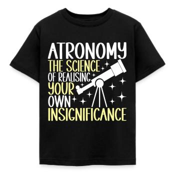 Astronomie astronome - T-shirt Enfant - noir - Devant - AI Model Kid Female (0cm)