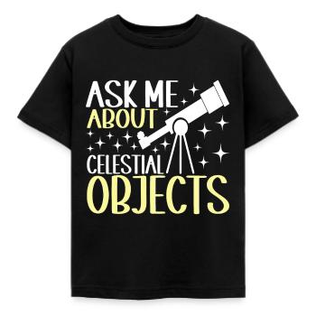 Astronomie astronome - T-shirt Enfant - noir - Devant - AI Model Kid Female (0cm)