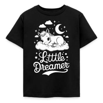 Amoureux des chevaux, soins aux poulains, équitation, passion - T-shirt Enfant - noir - Devant - AI Model Kid Female (0cm)