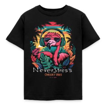 Design Chillout Vibes : décontracté et élégant - T-shirt Enfant - noir - Devant - AI Model Kid Female (0cm)