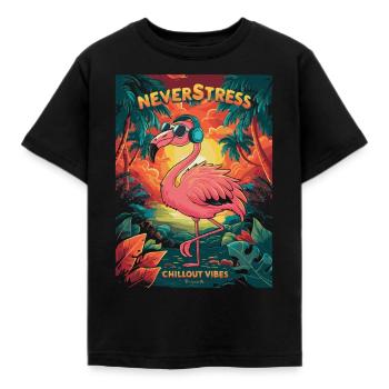 Design Chillout Vibes : décontracté et élégant - T-shirt Enfant - noir - Devant - AI Model Kid Female (0cm)