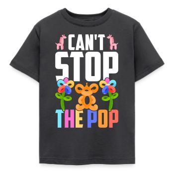Ballon Twister Ballon Artiste Ballon Animaux - T-shirt Enfant - charbon - Devant - AI Model Kid Female (0cm)