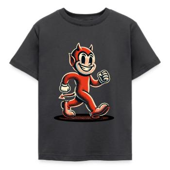 Décoration de costume d’Halloween Style vintage rétro - T-shirt Enfant - charbon - Devant - AI Model Kid Female (0cm)