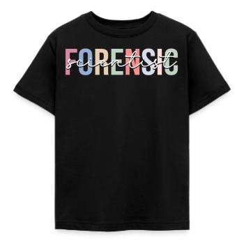 Scientifique médico-légal Preuves médico-légales - T-shirt Enfant - noir - Devant - AI Model Kid Female (0cm)