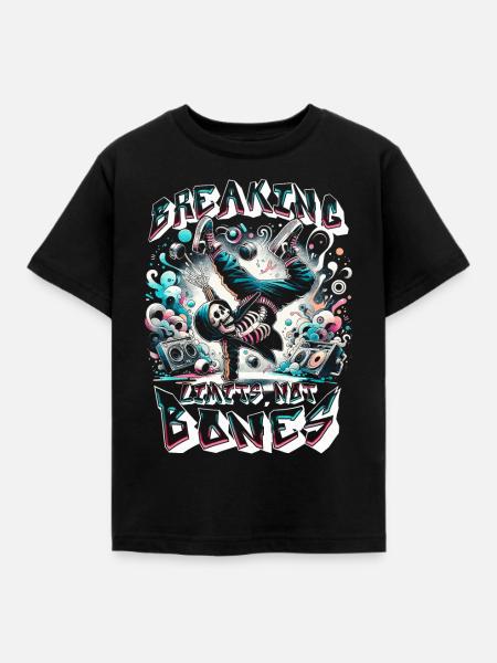 Breakdance B-boy Breaking limits - Kinder T-Shirt - Schwarz