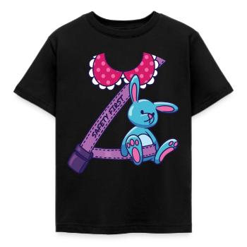 Safety First Belt Safety - Kids' T-Shirt - black - Front - AI Model Kid Female (0cm)