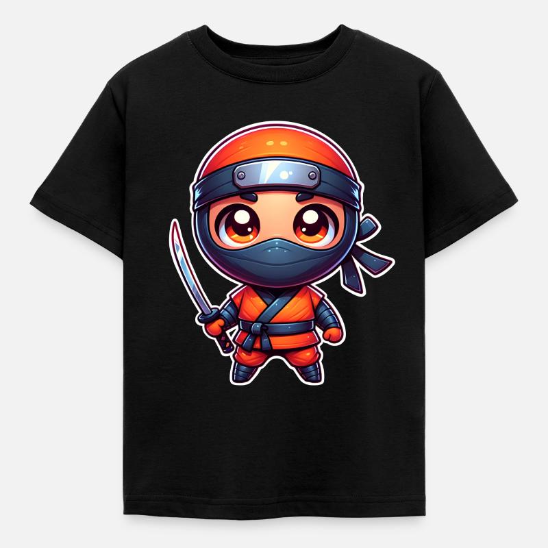 Ninja - Kids' T-Shirt - black