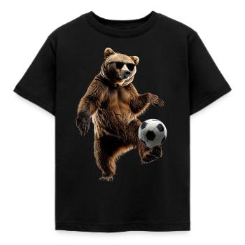 Grizzli - T-shirt Enfant - noir - Devant - AI Model Kid Female (0cm)