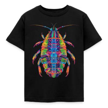 Isopod Pop Art - Kids' T-Shirt - black - Front - AI Model Kid Female (0cm)