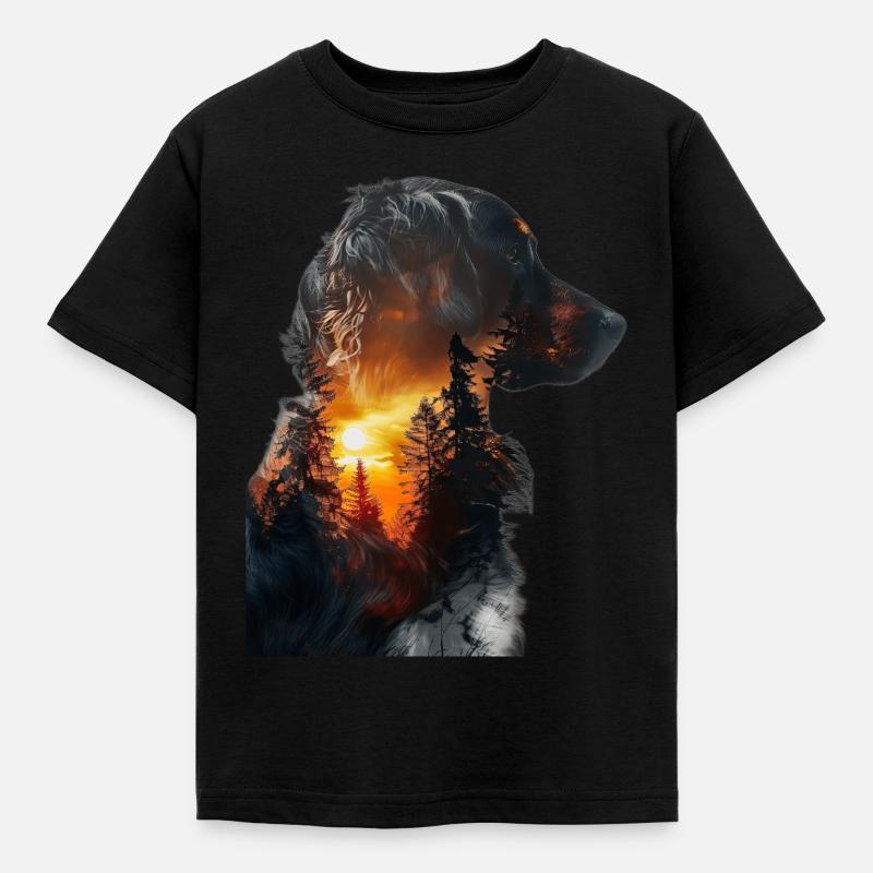 Bouvier bernois - T-shirt Enfant - noir