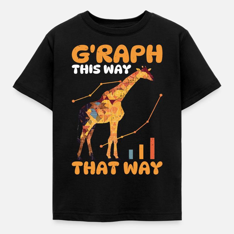 G'Raph This Way That Way 2 - Kinder T-Shirt - Schwarz