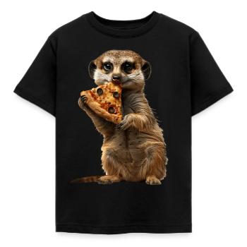 Suricate - T-shirt Enfant - noir - Devant - AI Model Kid Female (0cm)