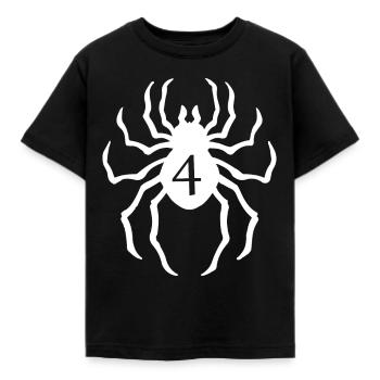 Spider Tattoo Phantom Squad Nummer Vier Anime - Kinder T-Shirt - Schwarz - Vorne - AI Model Kid Female (0cm)