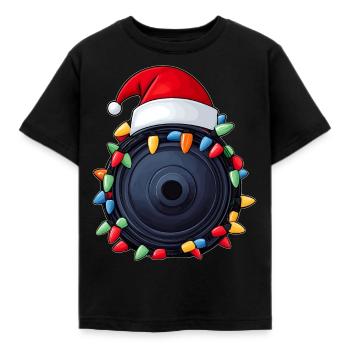 Iron Plate Gym Weightlifting Bodybuilding - Kids' T-Shirt - black - Front - AI Model Kid Female (0cm)