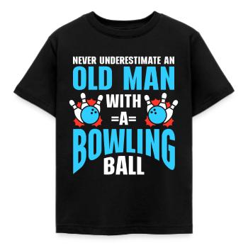 Boule de bowling Bowler - T-shirt Enfant - noir - Devant - AI Model Kid Female (0cm)